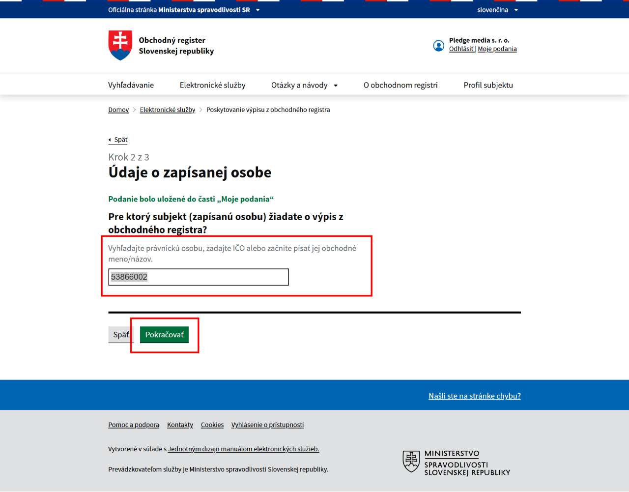 ako poziadat vypis z obchodneho registra cez slovensko.sk navod_5